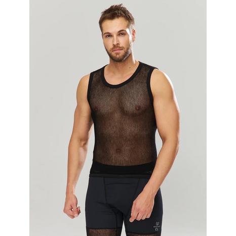 WOOLTRUCK Т-150  Майка мужская цвет: Черный