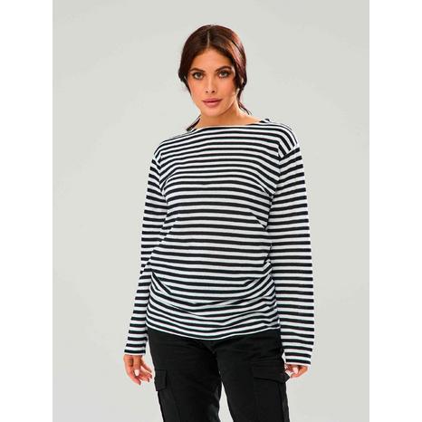 Boevoy Р200 Тельняшка одинарной вязки чёрная цвет: Черный